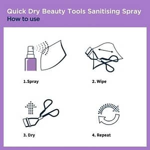 antibacterial beauty tools sanitising spray