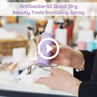 Video Guide Quick Dry Beauty Tools Sanitising Spray