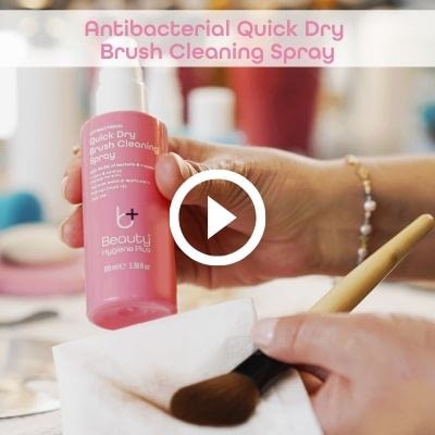 Video Guide Quick Dry Makeup Brush Cleaning Spray