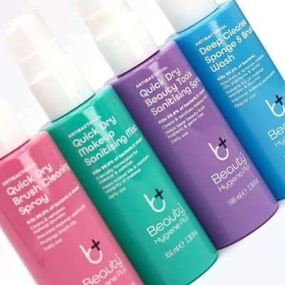 Beauty Hygiene Plus range of specially designed cleaning and sanitising products for beauty