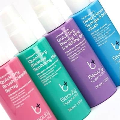 Beauty Hygiene Plus cleaning and sanitising makeup producgts